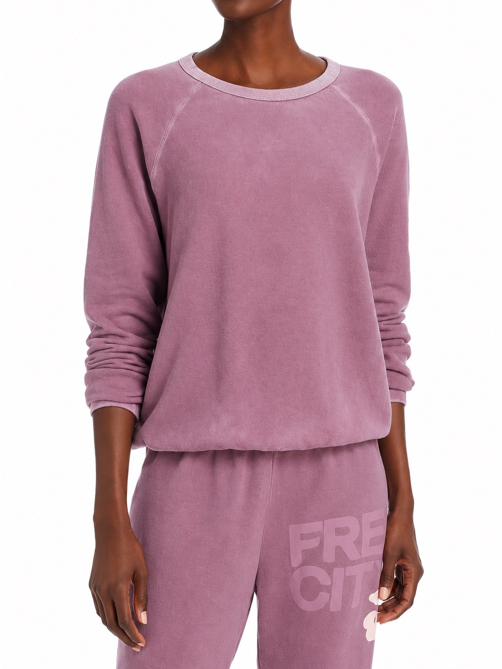FREECITY Lucky Rabbit Sweatshirt Makeup Rabbit XS NWT